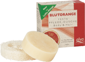 Alva Blutorange Feste Pflegedusche Body & Hair - 60 g