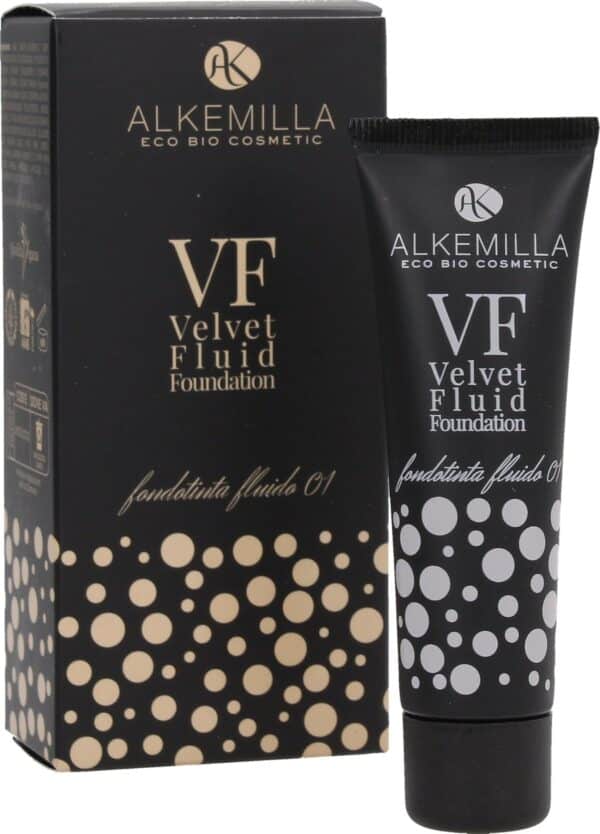 Alkemilla Eco Bio Cosmetic Velvet Fluid Foundation - 01