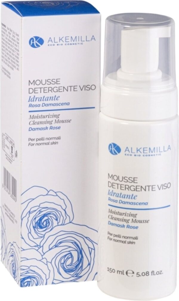 Alkemilla Eco Bio Cosmetic Feuchtigkeitsspendendes Reinigungsmousse - 150 ml