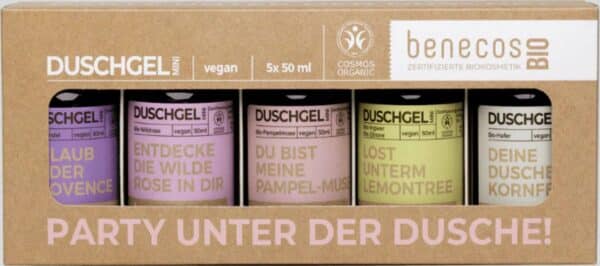 benecosBIO Duschgel Mini Set "Party unter der Dusche" - 1 Set