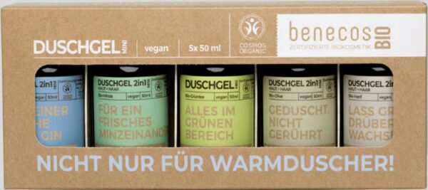 benecosBIO Duschgel Mini Set "Nicht nur für Warmduscher" - 1 Set