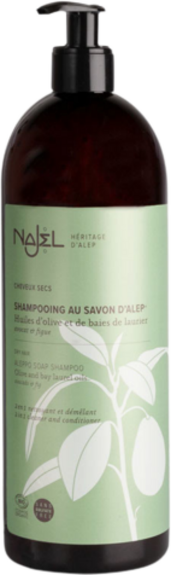 Najel Aleppo-Seife Shampoo für trockenes Haar - 1 l