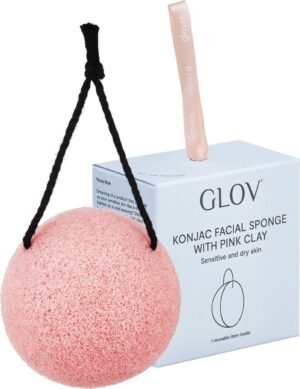 GLOV Konjac Facial Sponge Pink Clay - 1 Stk