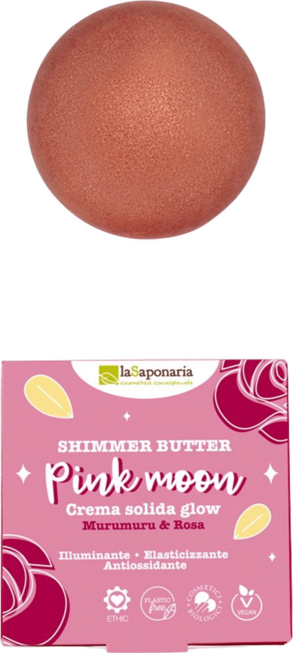 La Saponaria Feste Körperbutter "Pink Moon" - 80 ml