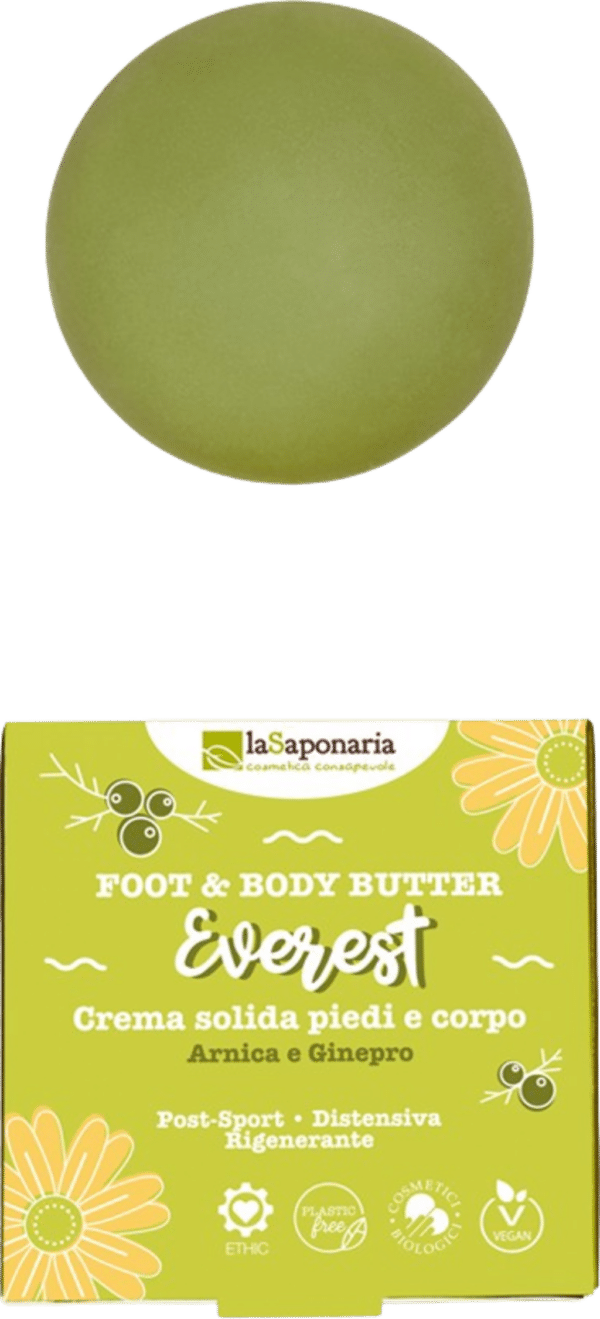 La Saponaria Feste Fuß- & Körperbutter "Everest" - 80 ml