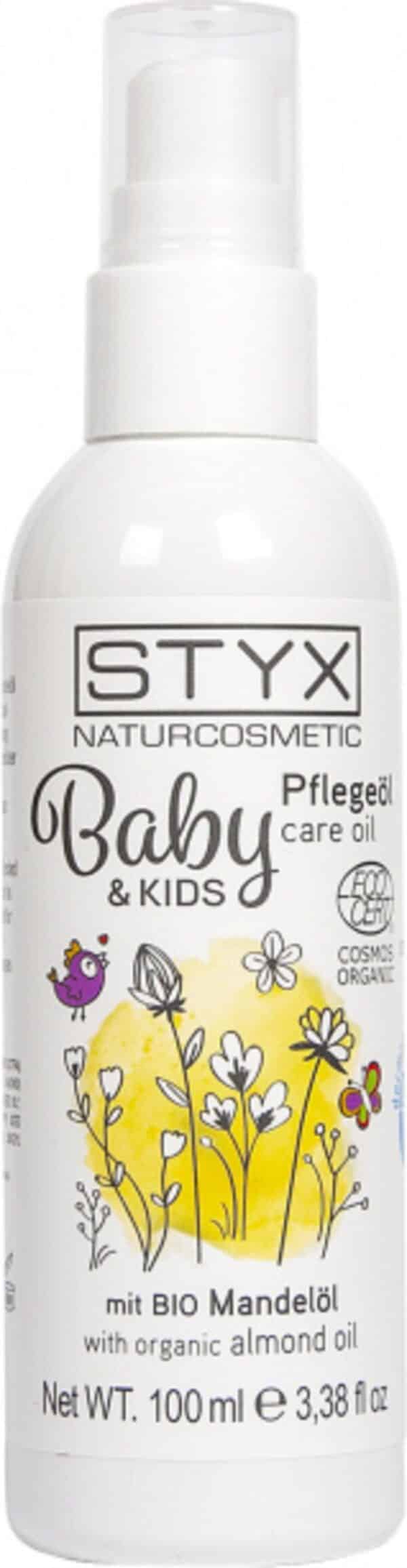 STYX Baby & Kids Pflegeöl mit Bio Mandelöl - 100 ml