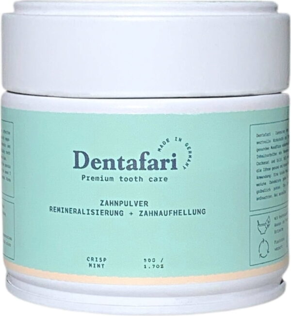 Dentafari Zahnpulver Crisp Mint - 50 g