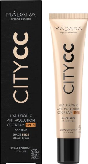 MÁDARA Organic Skincare CITY CC Anti-Pollution CC Cream SPF 15 - Beige