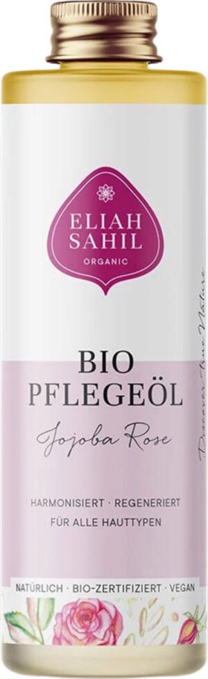 ELIAH SAHIL Bio Pflegeöl Jojoba Rose - 100 ml