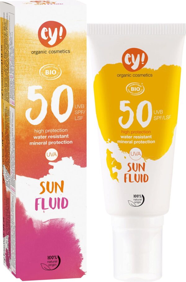 ey! organic cosmetics Sun Fluid SPF 50 - 100 ml