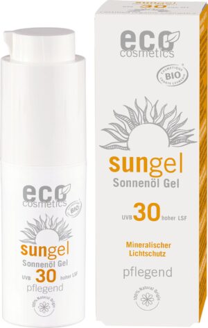 eco cosmetics Sonnenöl Gel Gesicht LSF 30 - 30 ml