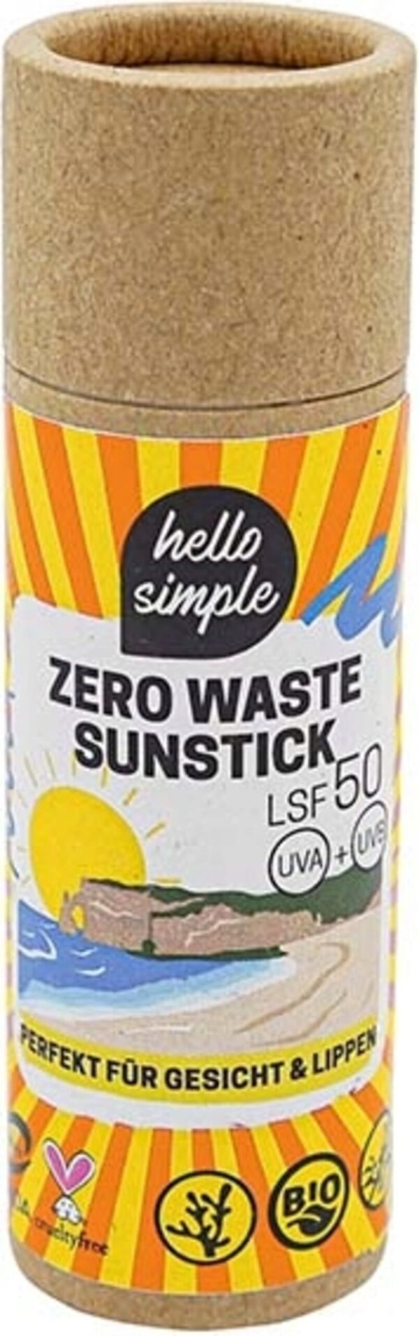 hello simple Zero Waste Sunstick LSF 50 - 20 g