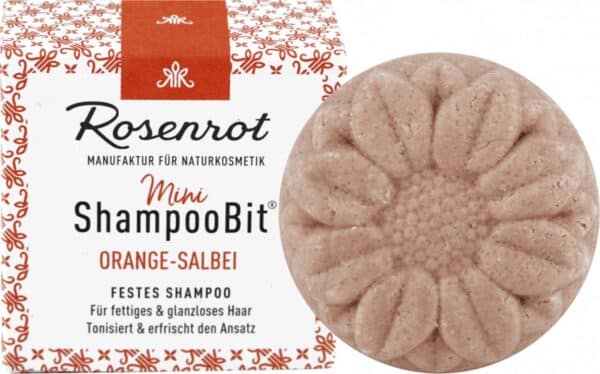 Rosenrot ShampooBit® Shampoo Orange-Salbei - 30 g