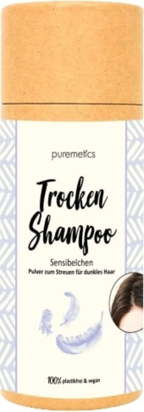 puremetics Trockenshampoo Sensibelchen Dunkel - 100 g