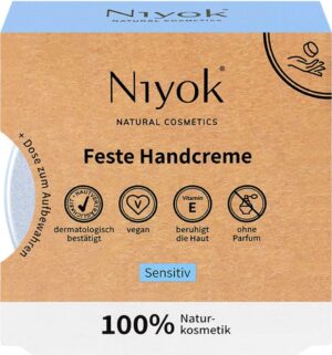 Niyok Feste Handcreme Sensitiv - 50 g