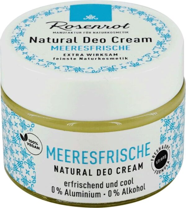 Rosenrot Deo Creme - Meeresfrische