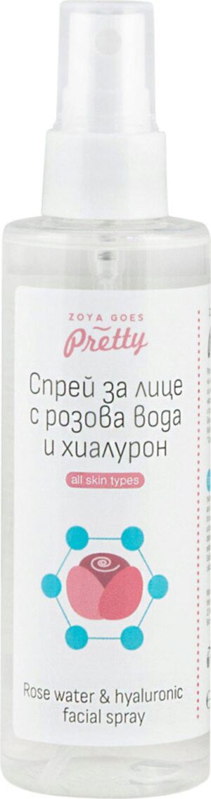 Zoya goes pretty Rose Water & Hyaluronic Facial Spray - 100 ml