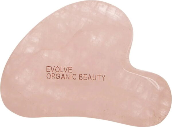 Evolve Organic Beauty Rose Quartz Gua Sha - 1 Stk