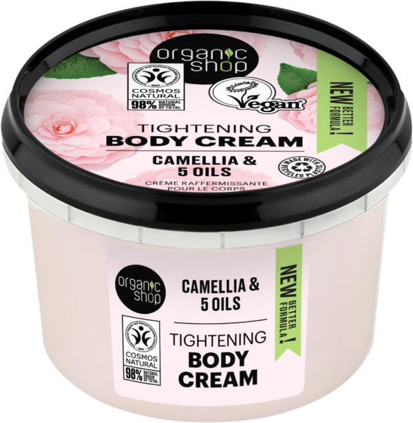 Organic Shop Tightening Body Cream Camelia & 5 Oils - 250 ml