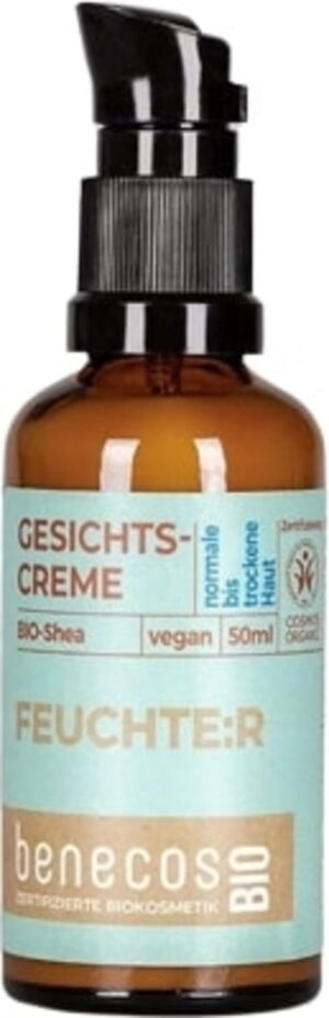 benecosBIO Gesichtscreme "Feucht:er" - 50 ml