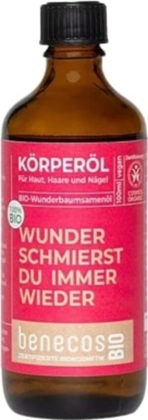 benecosBIO Körperöl "Wunder schmierst du immer wieder" - 100 ml