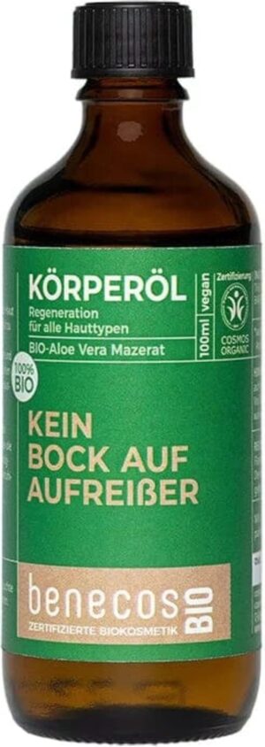 benecosBIO Körperöl "Kein Bock auf Aufreißer" - 100 ml