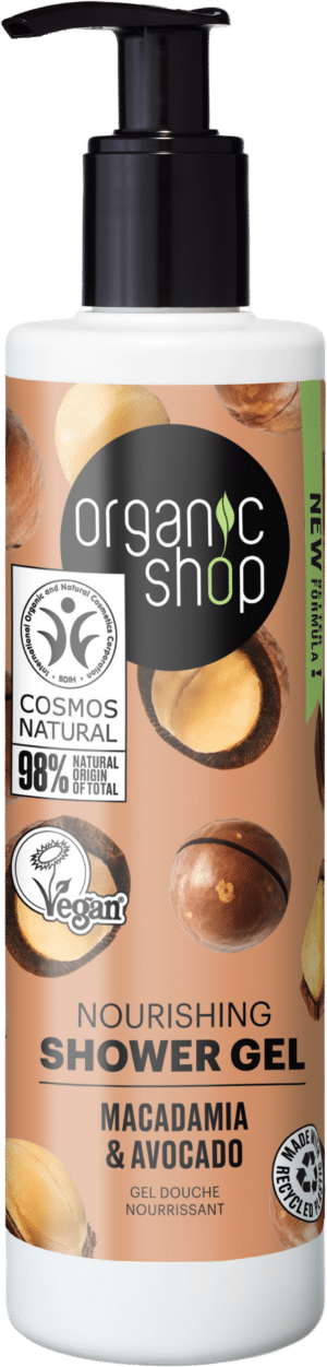 Organic Shop Nourishing Shower Gel Macadamia & Avocado - 280 ml