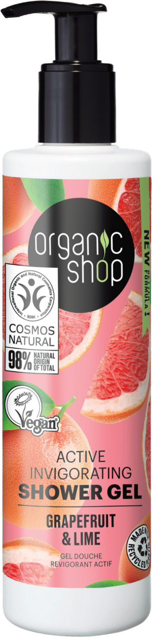 Organic Shop Active Invigorating Shower Gel Grapefruit & Lime - 280 ml