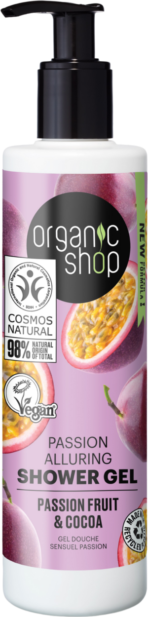 Organic Shop Passion Alluring Shower Gel Passion Fruit & Cocoa - 280 ml