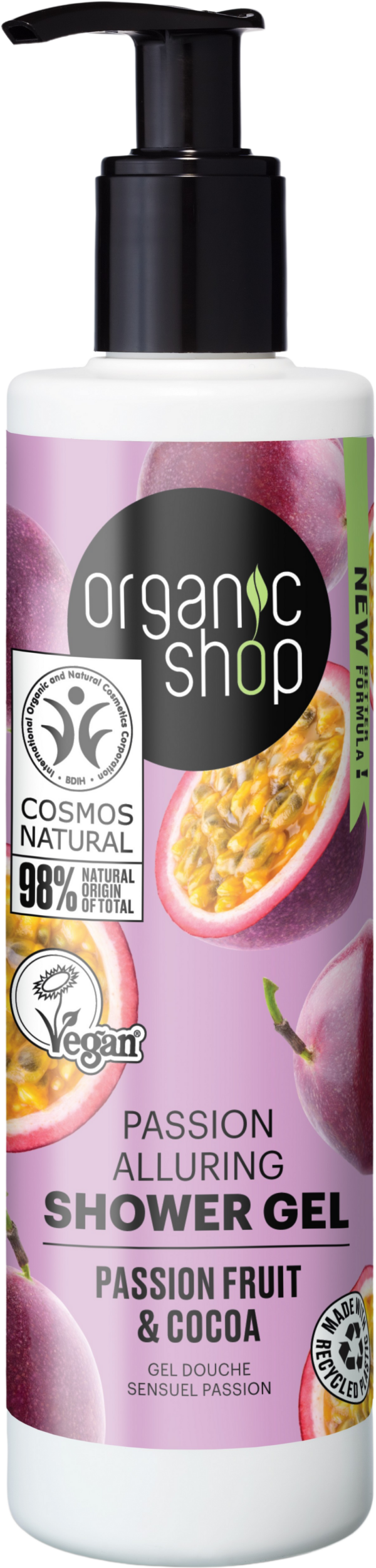 Organic Shop Passion Alluring Shower Gel Passion Fruit & Cocoa - 280 ml