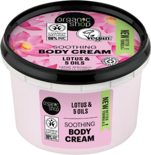 Organic Shop Soothing Body Cream Lotus & 5 Oils - 250 ml